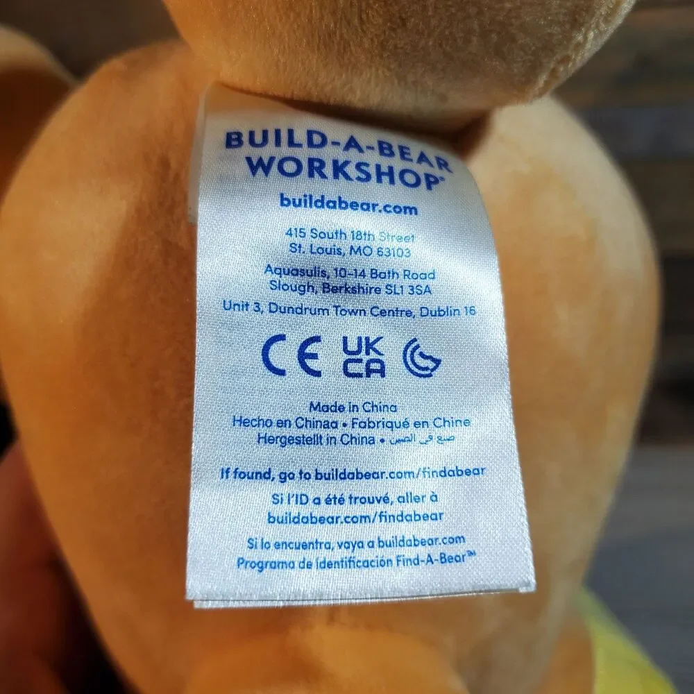 Build-A-Bear 2022 Pokemon Teddiursa 15” Plush New With Tag No Sound Box
